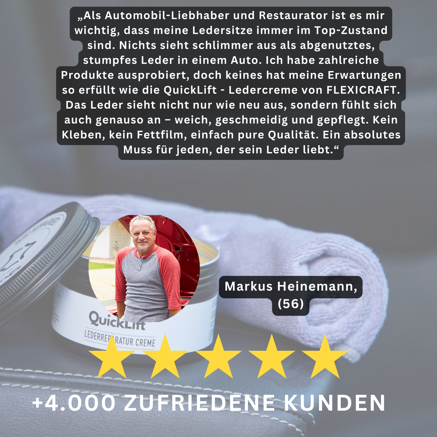 QuickLift™ - Premium Ledercreme